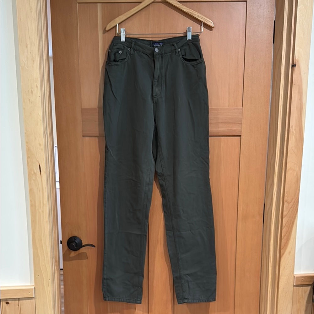Patagonia Women's Straight Leg Jeans - Olive Green